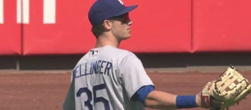 Cody Bellinger helped the L.A. Dodgers avoid a sweep in Philadelphia on Thursday. [Image via MLB/YouTube]