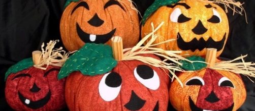 Patchword: calabaza de tela para Halloween con patrones