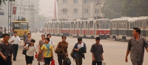 The streets of Pyongyang. https://c2.staticflickr.com/2/1383/1026427061_5d76dc0374_b.jpg