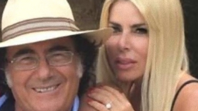 Loredana Lecciso realizza uno spot pubblicitario.