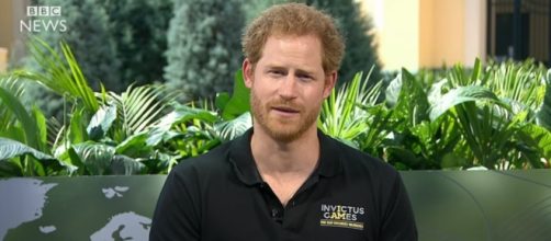 Prince Harry of the United Kingdom, founder of the Invictus Games. Credits to: Youtube/BBC News