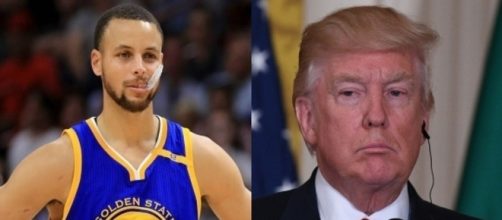 Steph Curry, Donald Trump, via Twitter