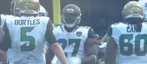 The Jacksonville Jaguars host the Baltimore Ravens in Sunday morning's NFL game from London, England. [Image via NFL/YouTube]