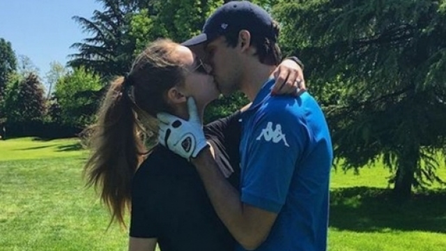 Beatrice Vendramin e Ludovico Dagnoni al Golf club