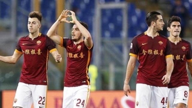roma-sampdoria-florenzi-el-shaarawy-manolas-perotti-gol-esultanza ... - pagineromaniste.com