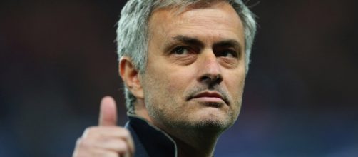 Manchester United manager, Jose Mourinho showing his satisifaction with the players in the past during his time at Chelsea. PHOTO/Flickr.