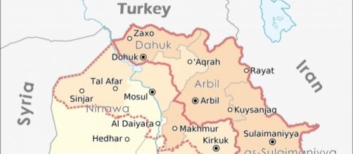 Autonomous Region Kurdistan [Image by Maximilian D&ouml;rrbecker (Chumwa) derviative work by ilyacadiz|Wikimedia Commons| Cropped