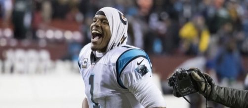 Cam Newton went 12-for-26 for 167 yards and three picks in their loss to the Saints. [Image Credit: Keith Allison/Wikimedia Commons]