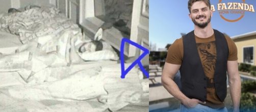 Fantasma aparece para Marcos Harter e intriga internautas (Foto: Captura de v&iacute;deo)