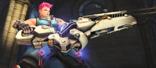 'Overwatch' hero Zarya. (image source: YouTube/Overwatch)