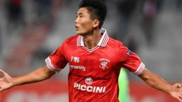 Han Kwang-song, bomber del Perugia con 5 reti nelle prime 6 gare del campionato di serie B 2017/2018