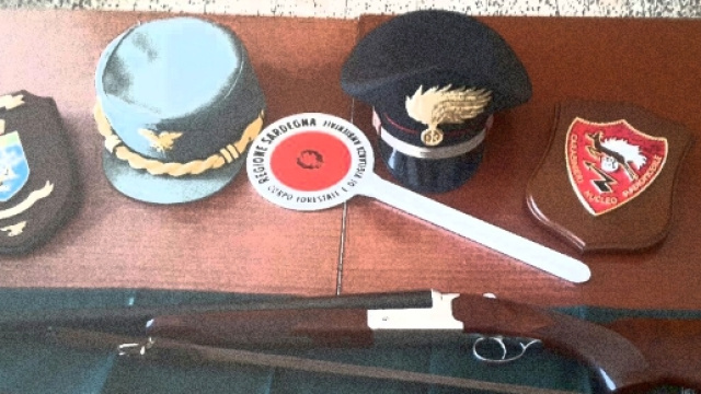 Il fucile utilizzato per uccidere la nutria a Musei.