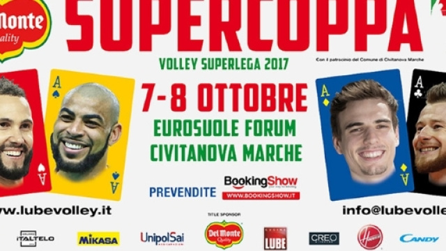 il manifesto della Supercoppa Italiana di pallavolo maschile 2017