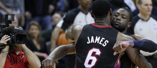 LeBron James and Dwyane Wade are teammates once more in Cleveland. (Image Credits: Keith Allison via Flickr)