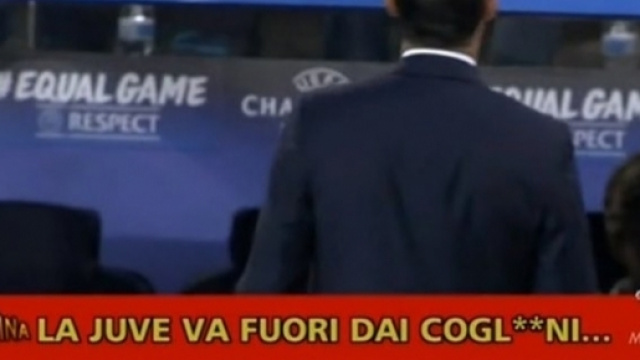 Incredibile gaffe di Premium contro la Juventus