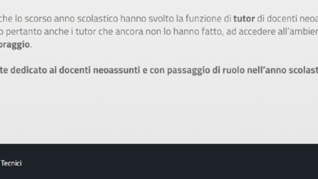 la formazione online su Indire