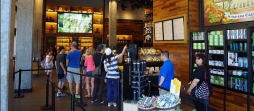 Starbucks in Downtown Disneyland. (Image Credit: Patrick Pelletier / Wikimedia)