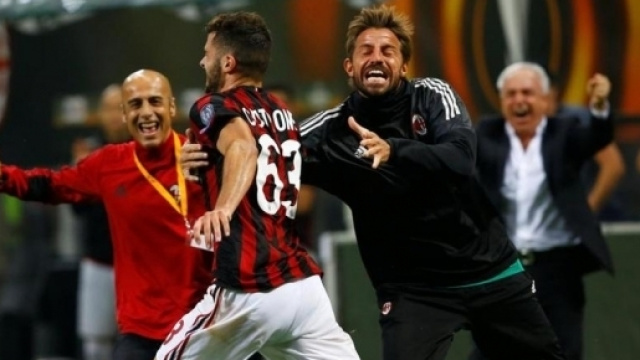 L'esultanza rabbiosa di Cutrone al gol del 3 a 2 sul Rijeka (La Stampa)