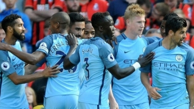 Manchester City 4-0 Bournemouth: Pep Guardiola continues 100 per ... - dailymail.co.uk