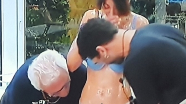 Marco Predolin e Carmen Di Pietro al GF Vip