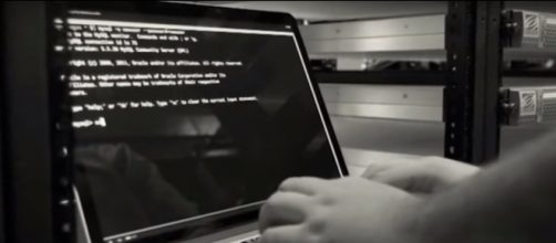 Internet trolling on a computer. (Image from CNN/YouTube)