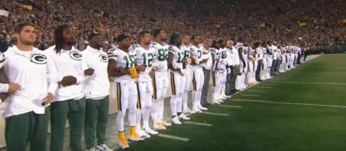 Packers lock arms - Filth Monster via YouTube (https://www.youtube.com/watch?v=LsB-9tQfUuo)