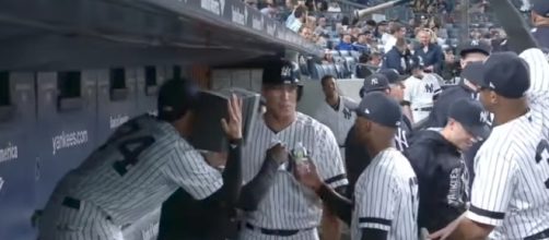 The Yankees continue their pursuit of the Red Sox for the AL East division when they battle Toronto on Friday. [Image via MLB/YouTube]