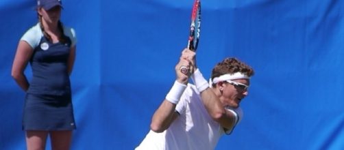 Uzbekistan's tennis player Denis Istomin. Image Credit: Tim Schofield, Flickr -- CC BY 2.0