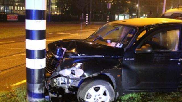 Accident de voiture de Sergio Aguero.