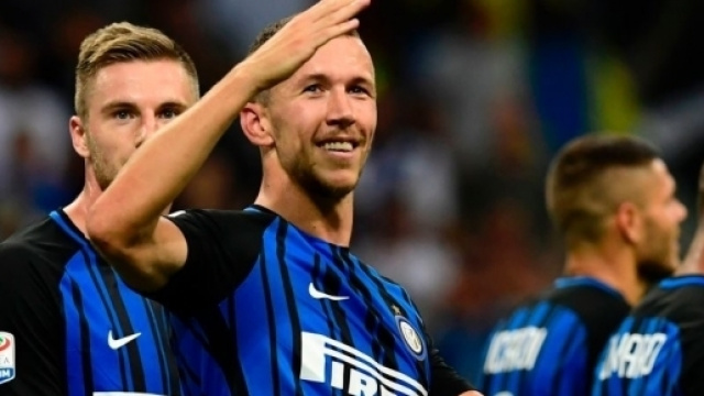 Inter-Juventus 2-1: l'esultanza di Perisic - fanpage.it