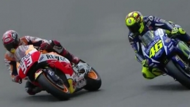 Marc Marquez e Valentino Rossi