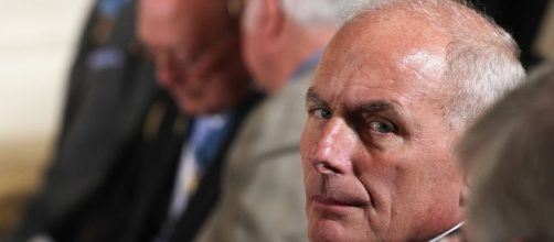 John Kelly hears harsh words from Trump. Image credit - Bloomberg/YouTube.