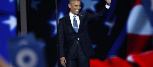 Obama denied he had Trump Tower wiretapped. Image credit - PBS Newshour/YouTube.