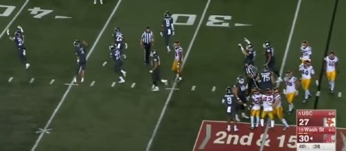 Washington State Cougars beat USC Trojans 30-27 - Youtube screen capture / USC Athletics