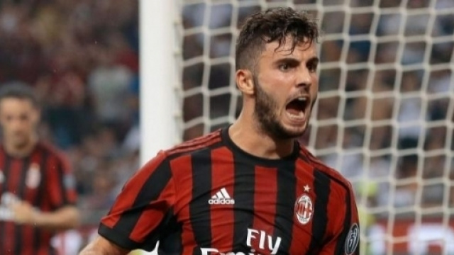 Esultanza di Cutrone dopo un suo goal