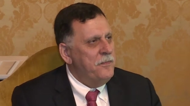 Il presidente del Consiglio presidenziale libico, Fayez Al Serraj
