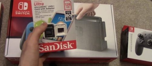 Future Nintendo Switch games will require an SD card. (image source: YouTube/kintips)