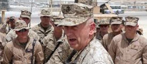 James Mattis warns North Korea for a massive military response. https://upload.wikimedia.org/wikipedia/commons/9/9a/USMC-07922.jpg
