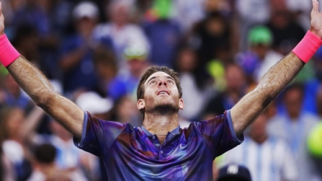 Del Potro dopo la splendida vittoria agli Ottavi contro Thiem