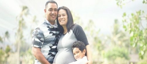 Chervonne Magaoa e sua fam&iacute;lia