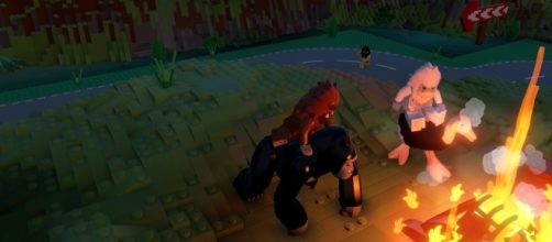 In-game screenshot of Lego Worlds [image credit: PlayStation Store]