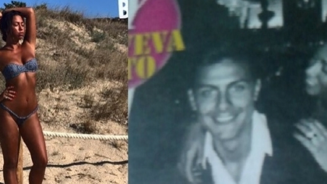 Ginevra Sozzi con l'attaccante della Juventus Paulo Dybala