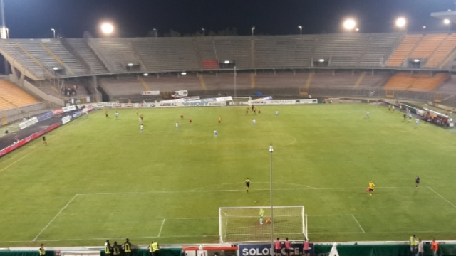 Lo stadio "Via del mare" di Lecce.