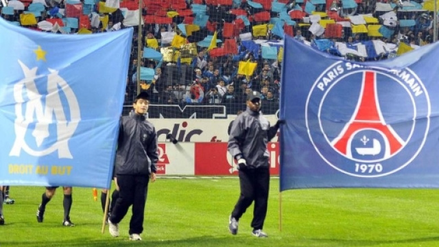Logo de l'OM et du PSG - Football