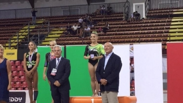Podio corpo libero. Fonte: Ginnastica Artistica Italiana