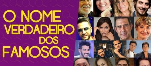 Descubra os nomes verdadeiro de alguns famosos
