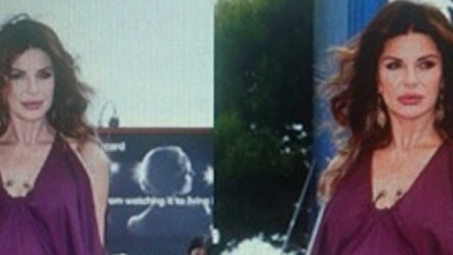 Alba Parietti sul red carpet del Festival di Venezia