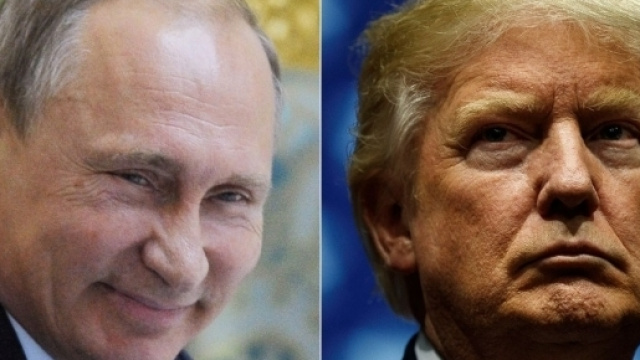 Vladimir Poutine descend Donald Trump