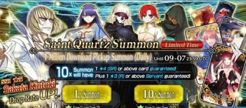 Have you saved up enough Saint Quartz to roll your favorite Servants? (via Youtube/Breakers HQ)