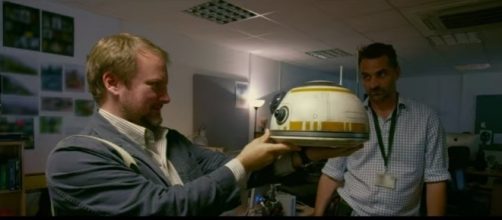 Rian Johnson on the set of "Star Wars: The Last Jedi." (Photo:YouTube/Star Wars)